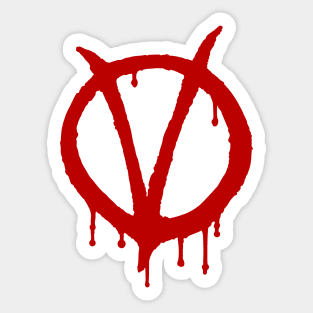 V Sticker